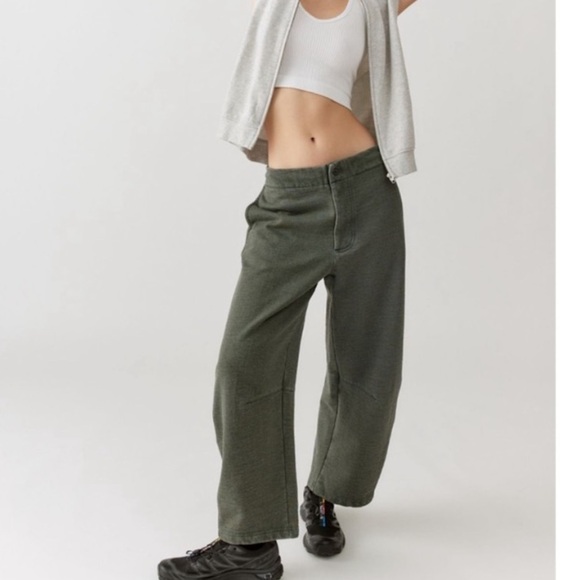 NWT Urban Outfitters BDG Bowed Trouser Silhouette Sweatpant size S - Picture 3 of 15